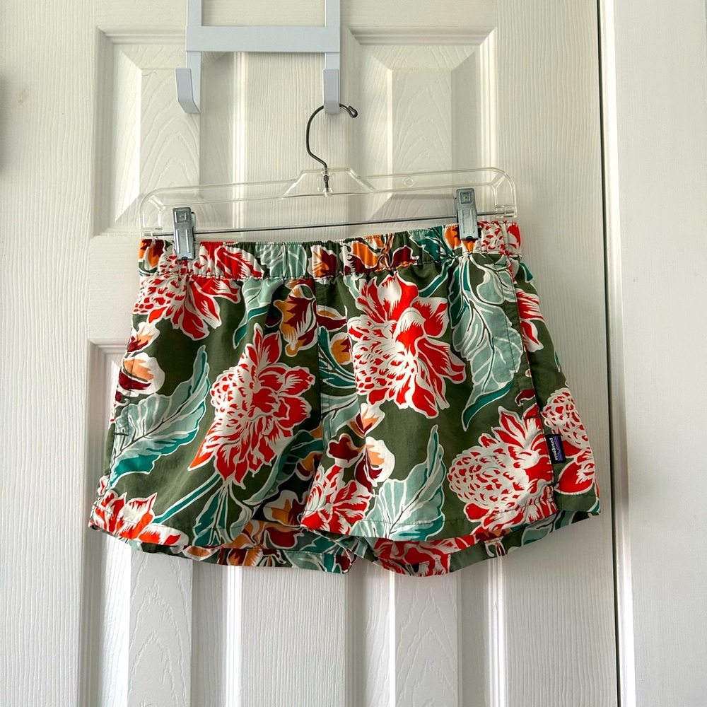 Patagonia Floral Barely Baggies (2.5” inseam)